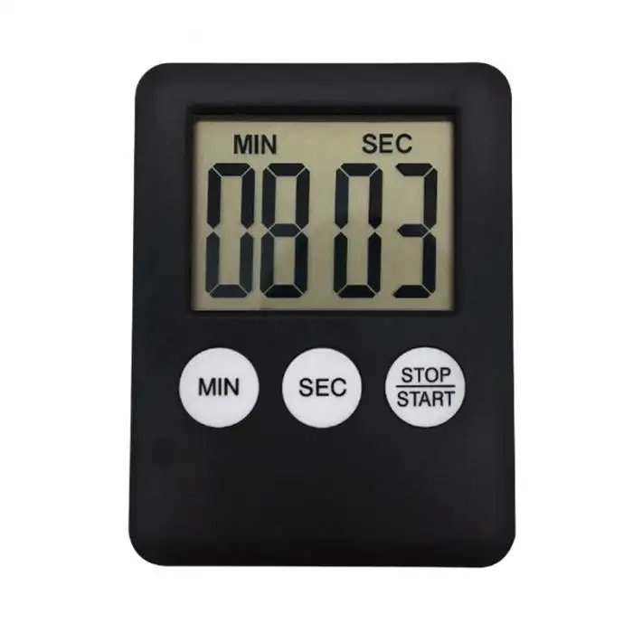 Cheap promotion gifts digital countdown mini timer, magnet LCD timer for promotion magnetic digital kitchen timer