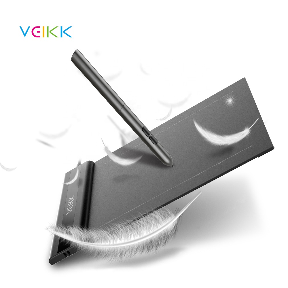 VEIKK S640 электронные письма перьевой графический планшет 6 дюймов графический планшет для рисования программного обеспечения