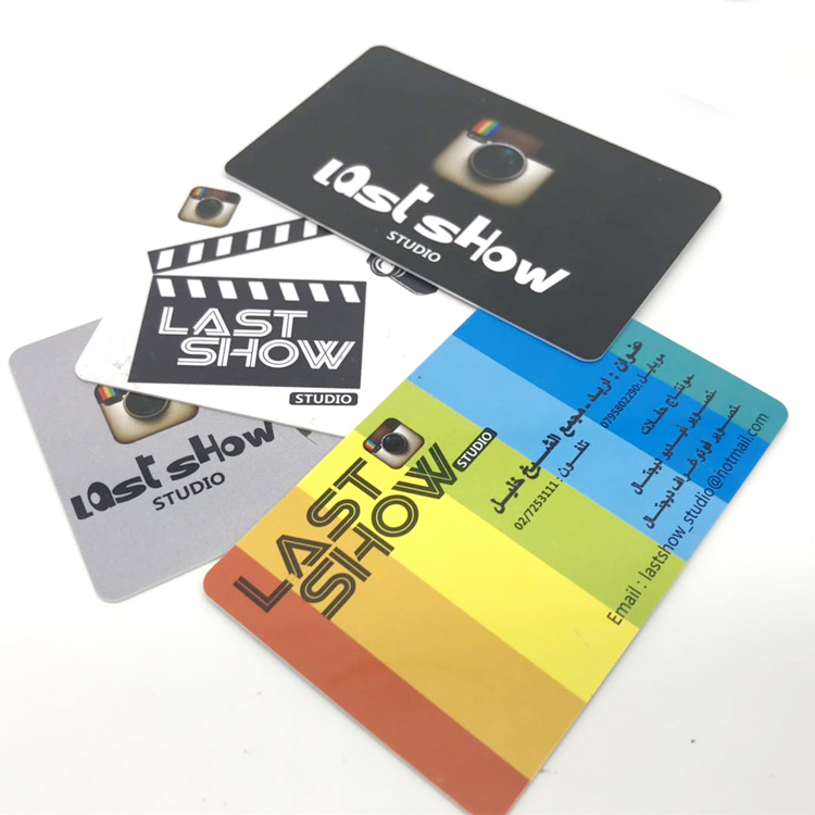 Custom New design Plastic Member VIP Visiting Card with Printing Company Logo