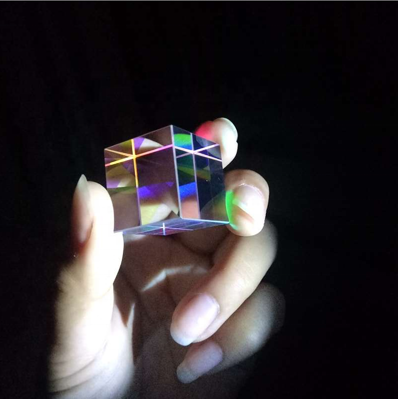 Стеклянная призма 30*30 мм, двойной цементированный Прямоугольный тип X-cube призм, оптическое оборудование 1/4 Lambda, обычная коробка 60/40,40/20 CN;HEN