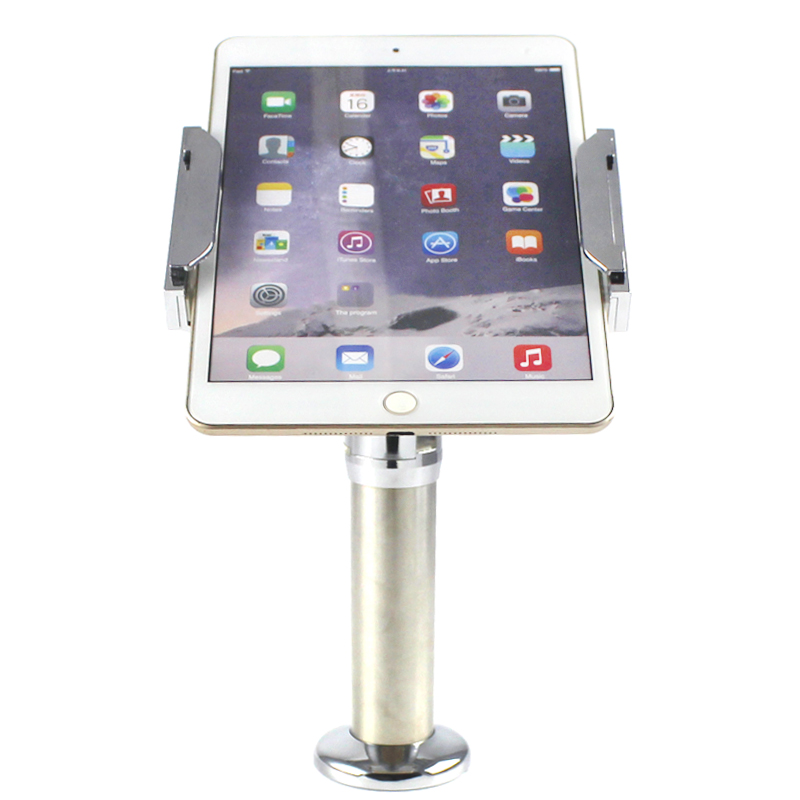 Metal holder 360-degree rotation universal anti theft android tablet floor stand for kiosk