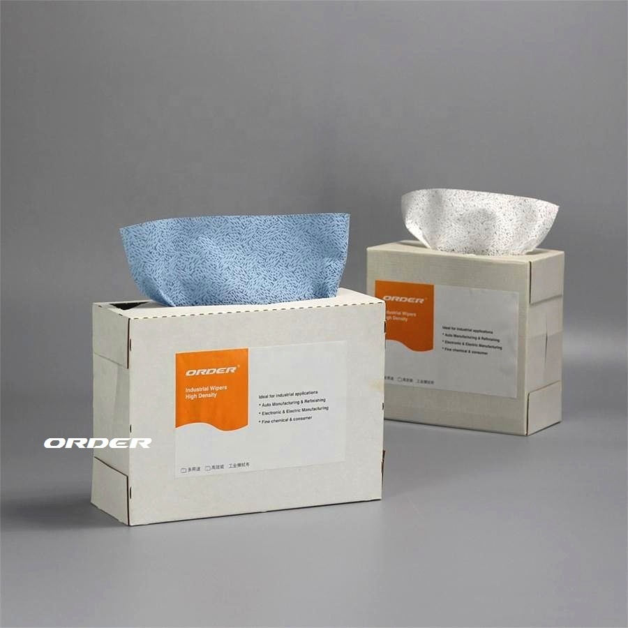 High quality Interfold Melt blown PP absorbent oil industrial Cleaning Rags