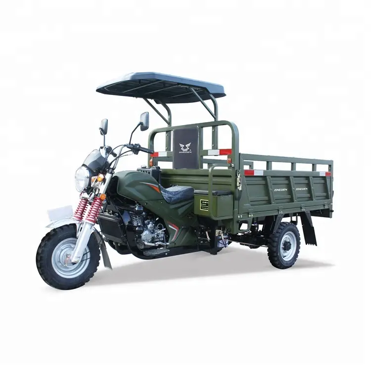 Gasoline Strong Body Big Wheel Motorcycle Three Wheel Farm Vehicles Cargo Loading Motor Tricycle