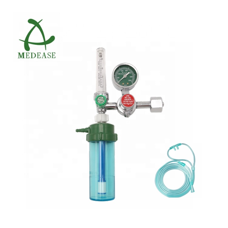 Medical Oxygen Regulator with Humidifier Bottle CGA540