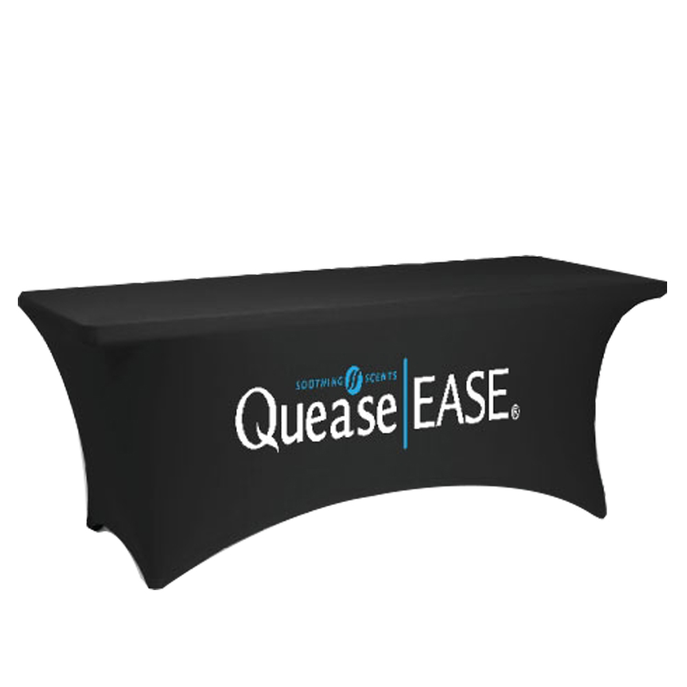 Custom Christmas Waterproof Polyester Fabric Stretch Fitted Spandex Printing Table Cover Cloth Runner