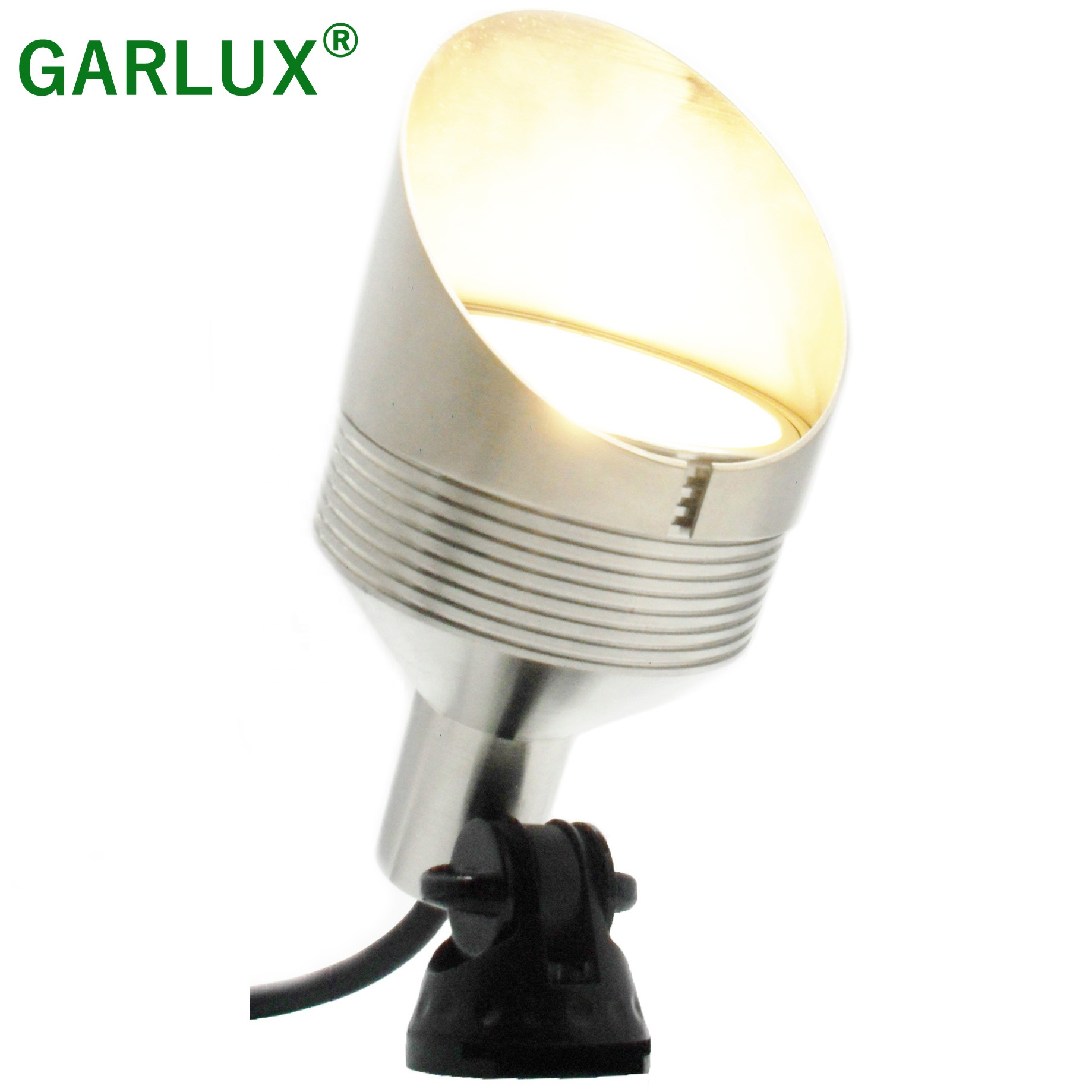 12 / 24v 24w COB led spike lights brass garden light