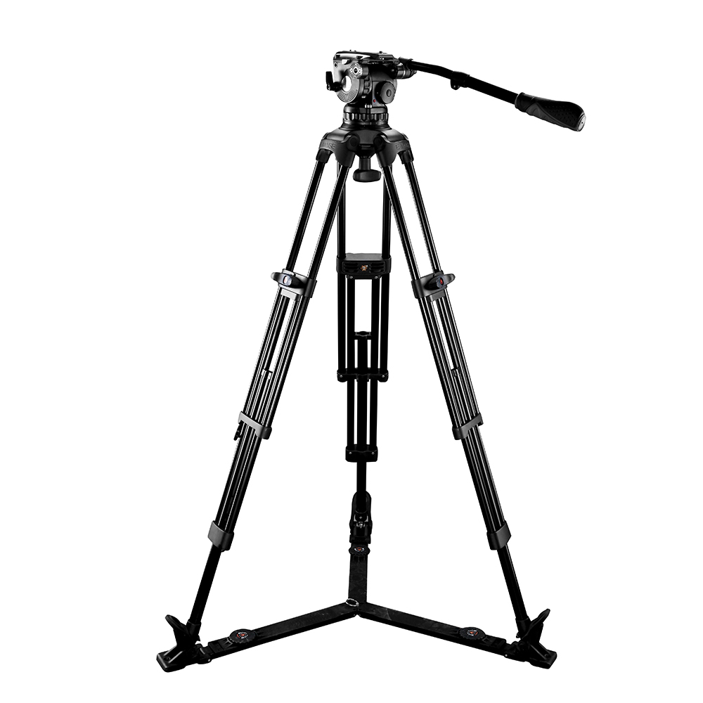E-IMAGE EG10A2L Профессиональный сверхмощный алюминиевый набор штативов для видеосъемки с 100 мм размер чаши с панорамной головкой