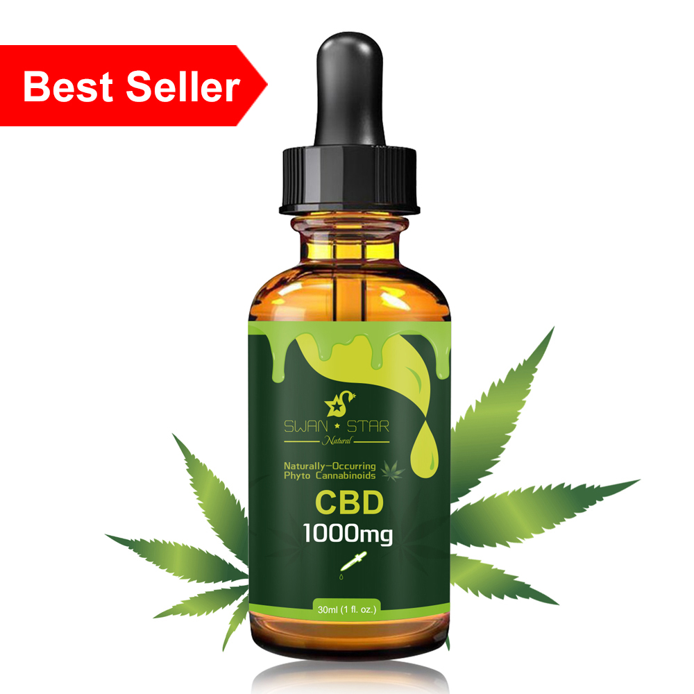 Частная этикетка 100% Травяной Растительный Экстракт конопли CBD масло 30 мл
