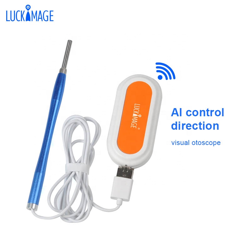 Luckimage 3,9 мм AI управление направлением беспроводной wifi видео otoscope ушной очистки эндоскоп