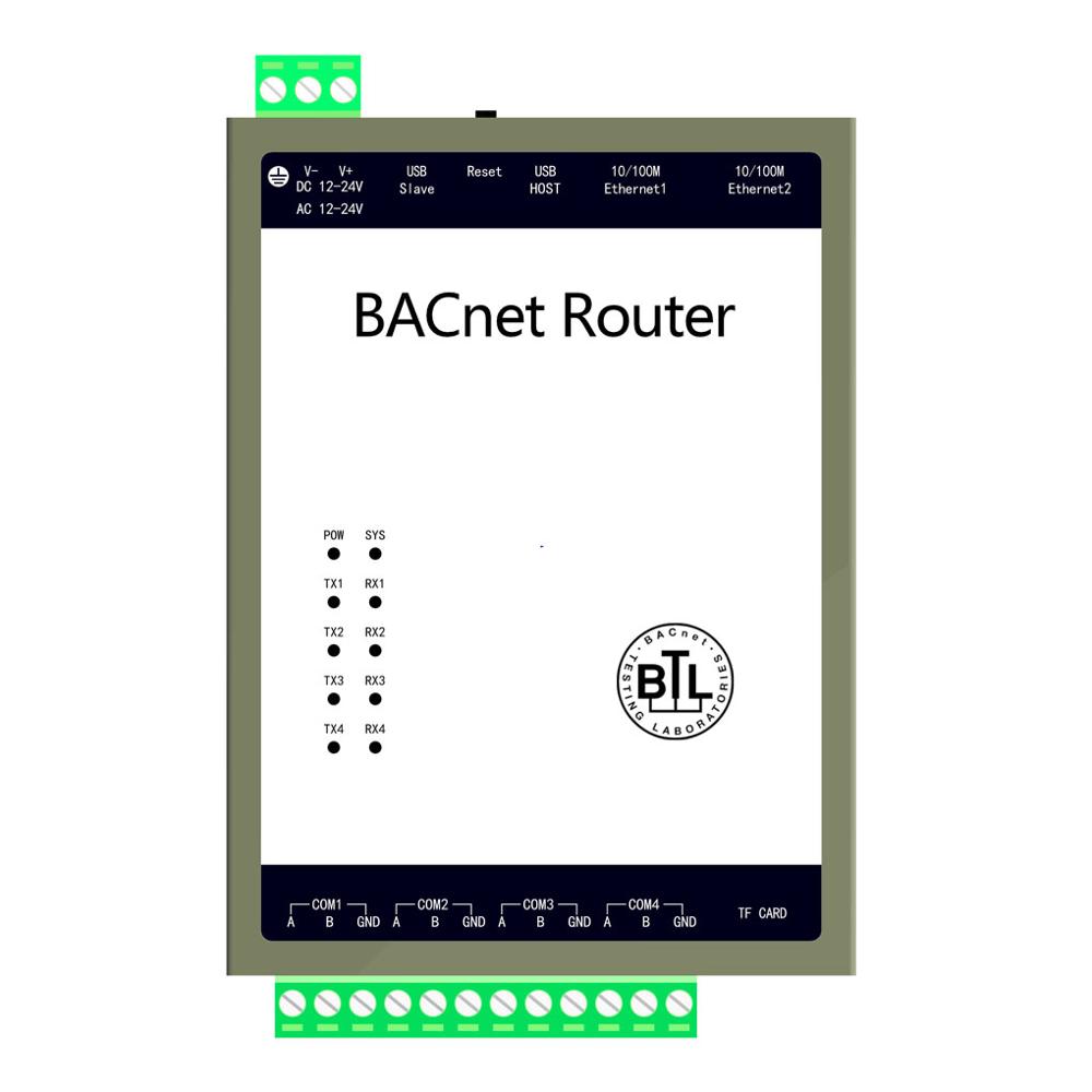 BACnet маршрутизатор с 4 шинами