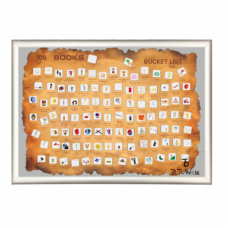 100 Scratch Off Book Bucket list Scratch Off World Map Poster for Amazon