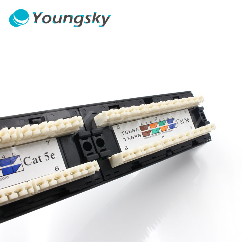 Горячая продажа стальной стеллаж для выставки товаров RJ45 патч-панель 24 порта cat6