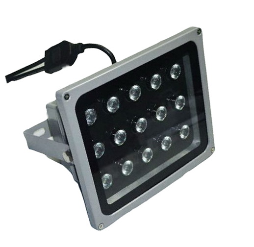 Внешнее подключение DMX декодер/WIFI/RF/IR remote15X3W алюминиевый прожектор черный корпус 24 В DC RGB 3IN1 СВЕТОДИОДНЫЙ прожектор