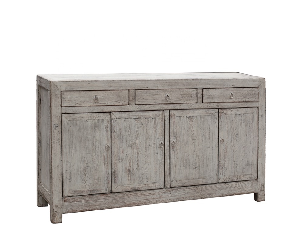 Furniture Chinese Antique Shabby Chic Shoe Rack Cabinet