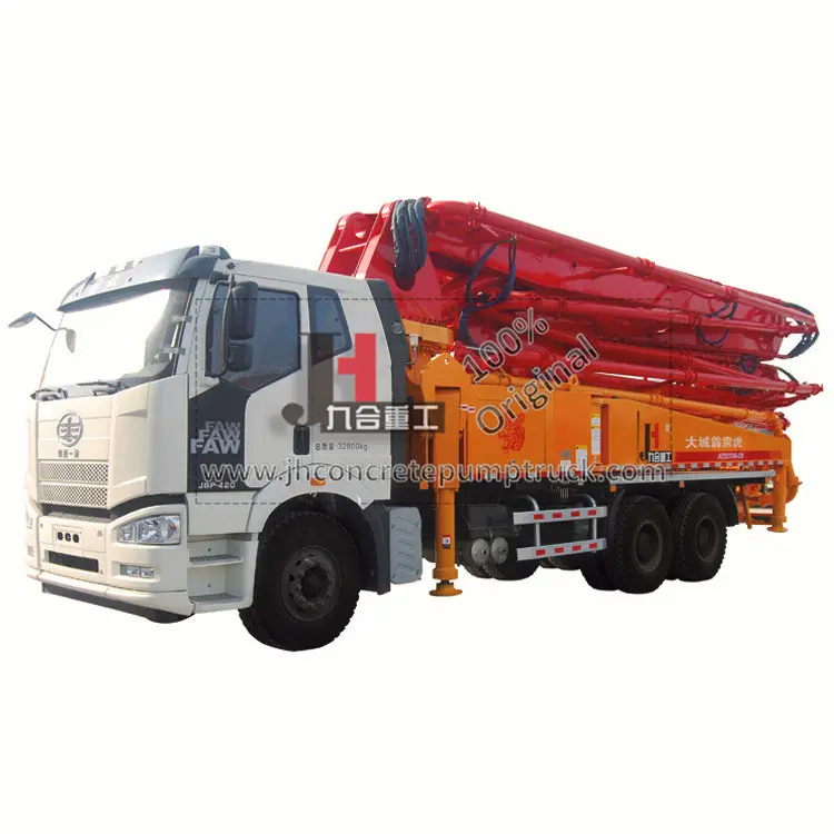 China Factory JIUHE brand 42m Boom Concrete Pump Truck for Sale