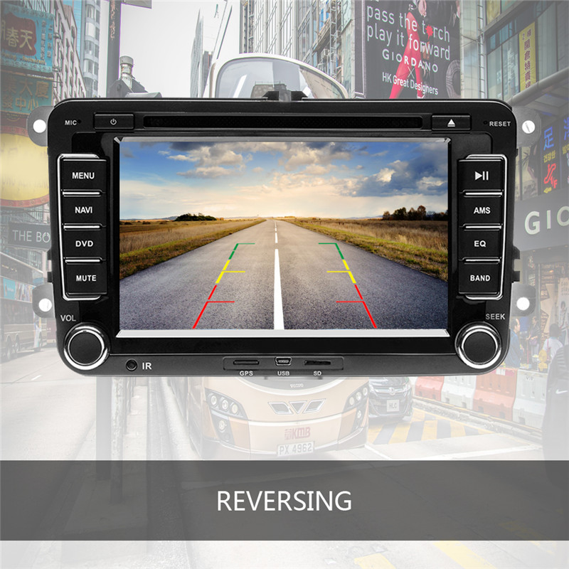 Podofo автомобильный dvd-плеер 2Din 7 "Авторадио с GPS BT для VW/PASSAT/POLO/GOLF 5 6/TOURAN/TIGUAN/SEAT/SKODA