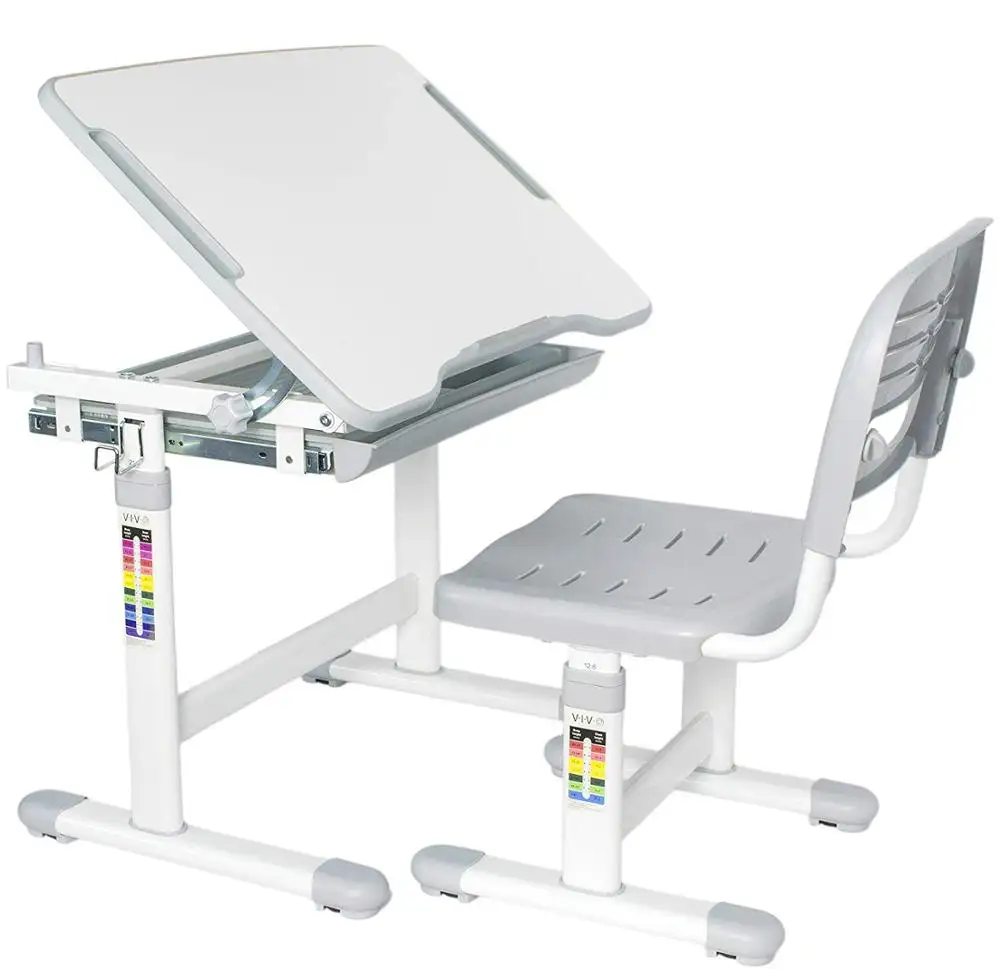 Height Adjustable Childrens Desk & Chair Set | Kids Interactive Work Station