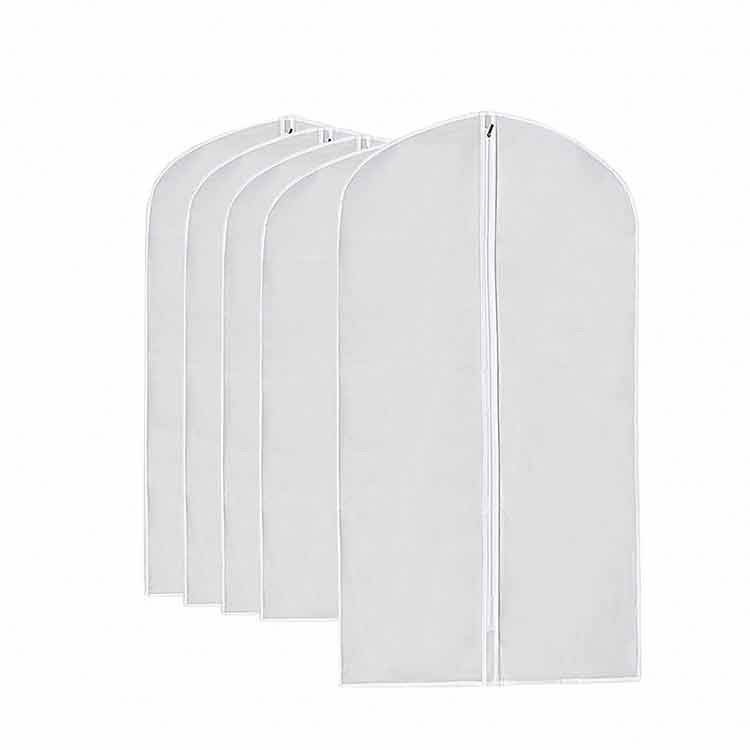 Custom superior quality cheap price portable transparent garment bag suit bag luxury plastic