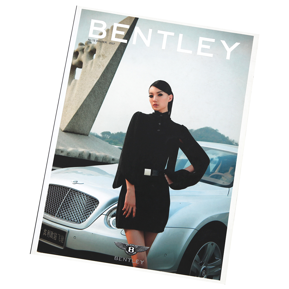 Wholesale Full Color Softcover Book Catalogue Flyer Leaflet Brochure Printing Supplier Perfect Binding Magazine For Car