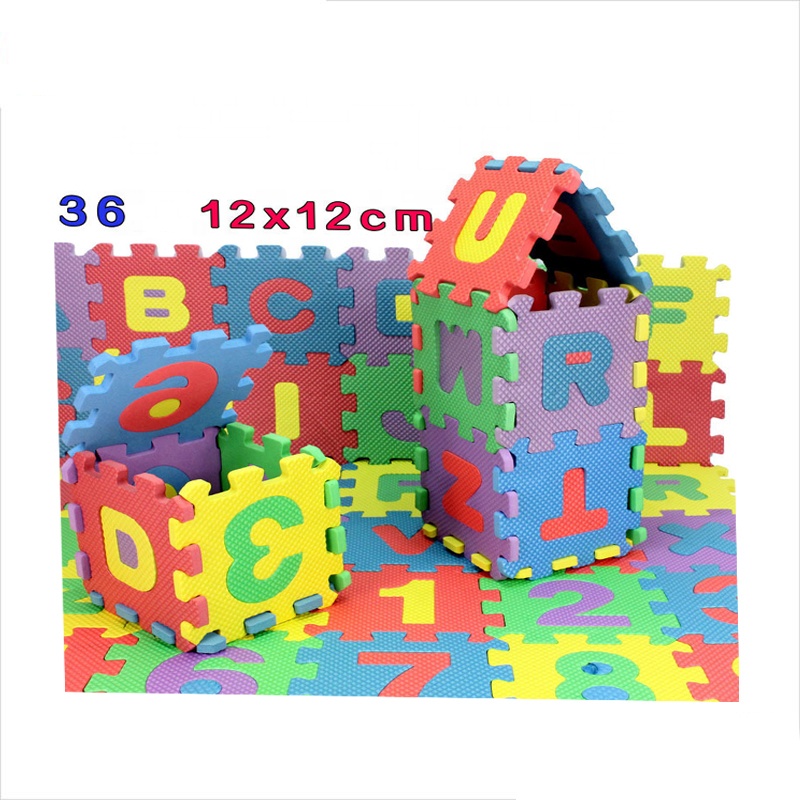 Raco EVA puzzle mat пользовательские цвета принять с алфавитом или цифрами 2 мм 1,2 мм