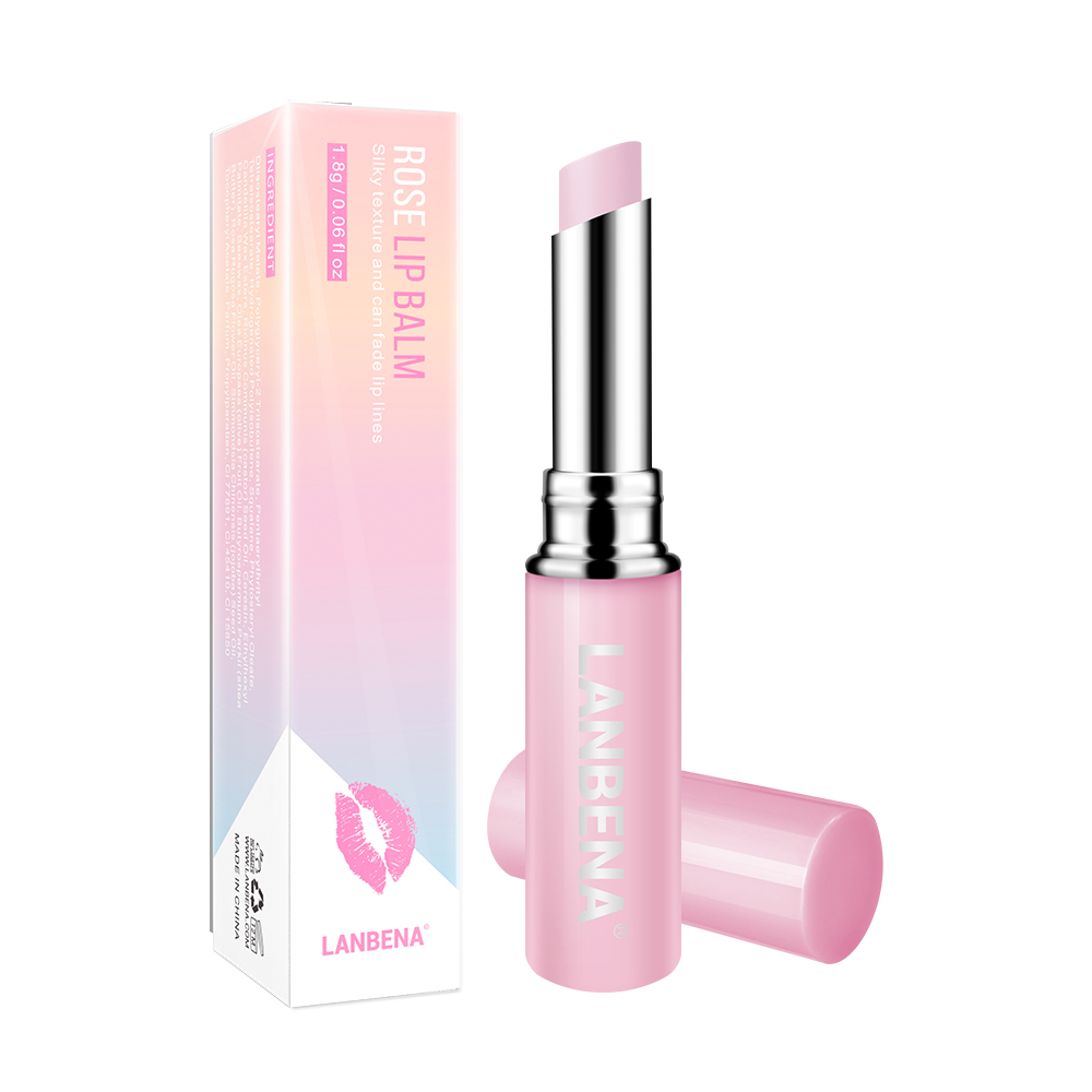 Бальзам для губ LANBENA rose chapstick для розовых губ
