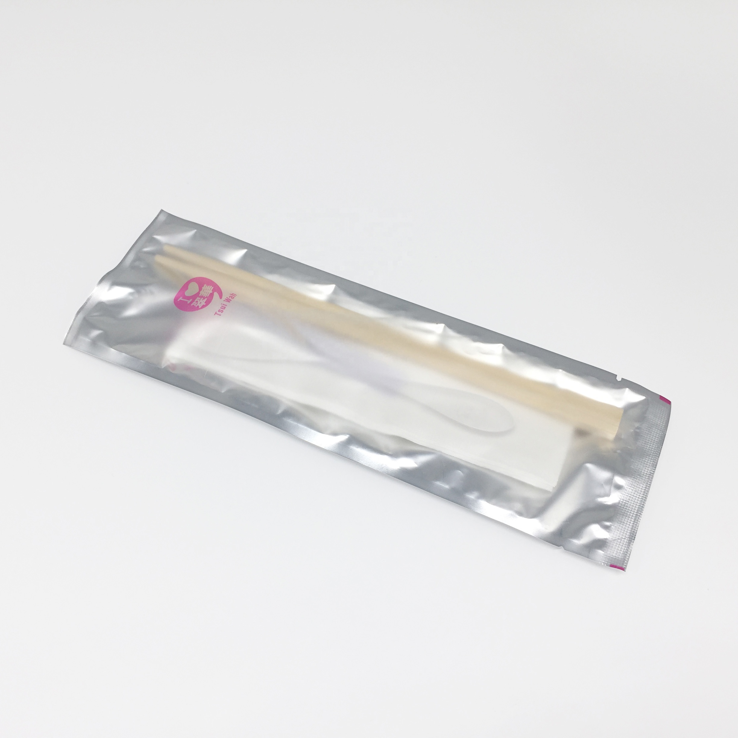 Hot selling products airline transparent ps plastic handle wholesale tableware cutlery set for custom