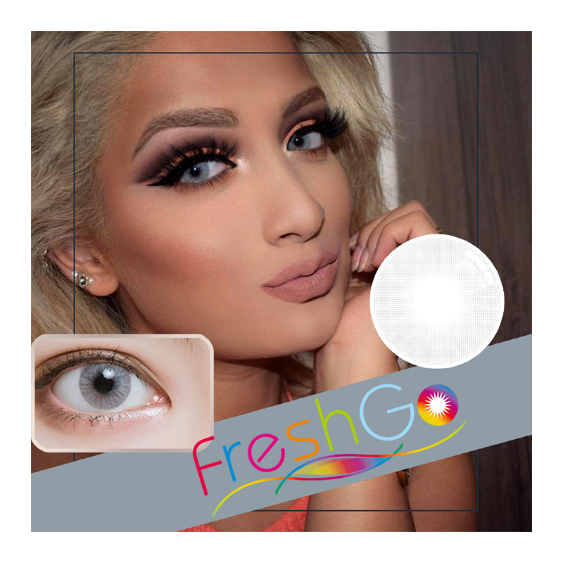 Цветные контактные линзы Freshgo для глаз, частная торговая марка, цветные контакты Hidrocor, 1 год, контактные линзы Sweety Aurora