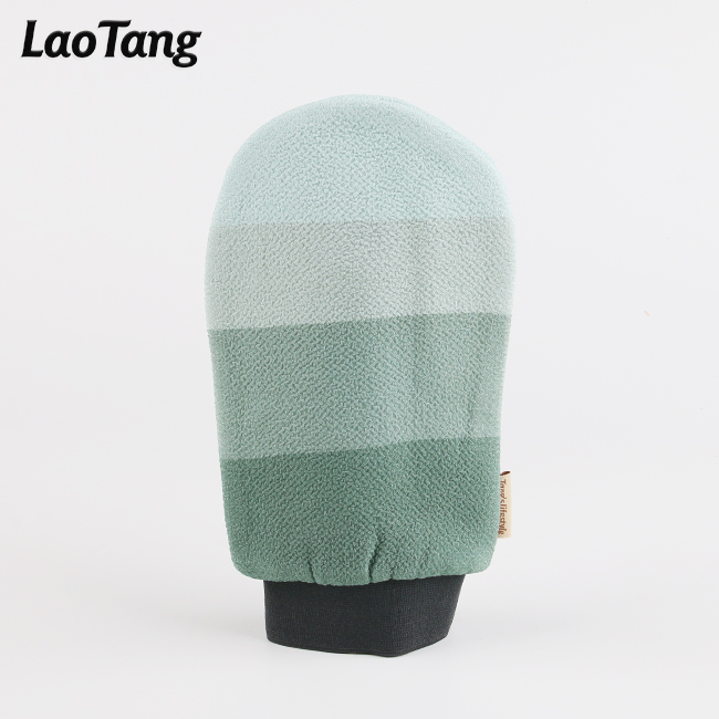 Custom Printing Logo Kessa Morocco Exfoliating Mitt Viscose Bath Glove