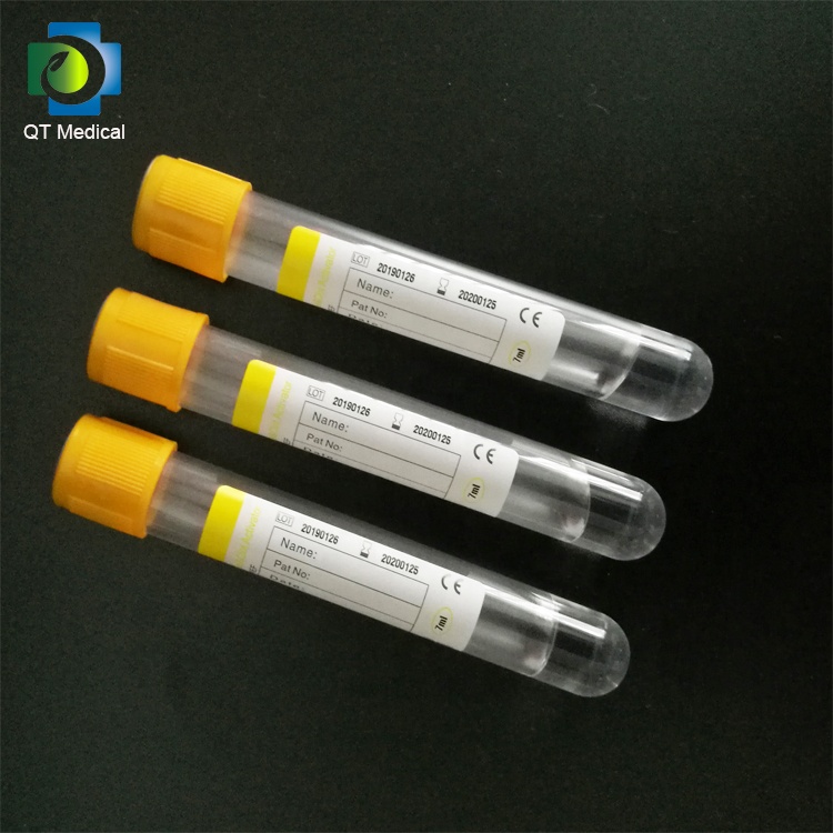 CE FDA сертифицированная Высококачественная одноразовая вакуумная трубка для забора крови