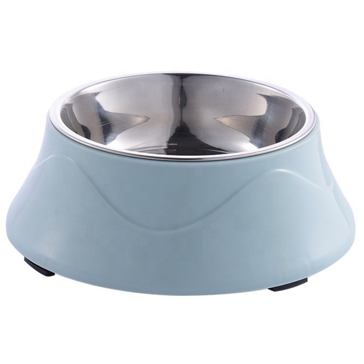 2019 Новый non-slip pet кормушки пластиковая миска для собаки из нержавеющей стали миска для домашних животных