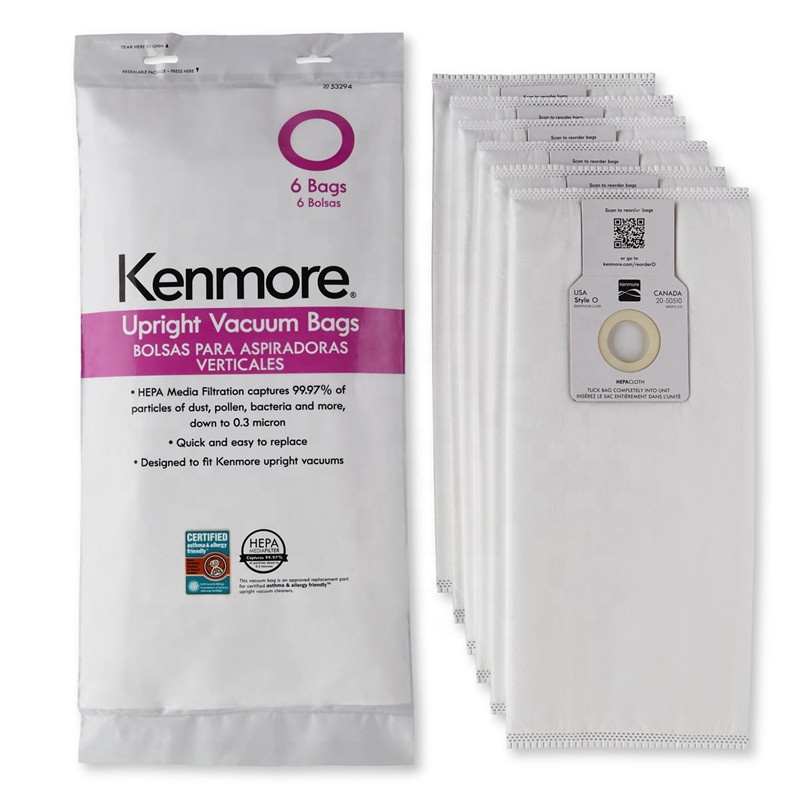 Kenmore вертикальные вакуумные фильтровальные пакеты, подходят для вакуумного вакуума в стиле O #53294 20-53294 2053294-6 шт. в упаковке