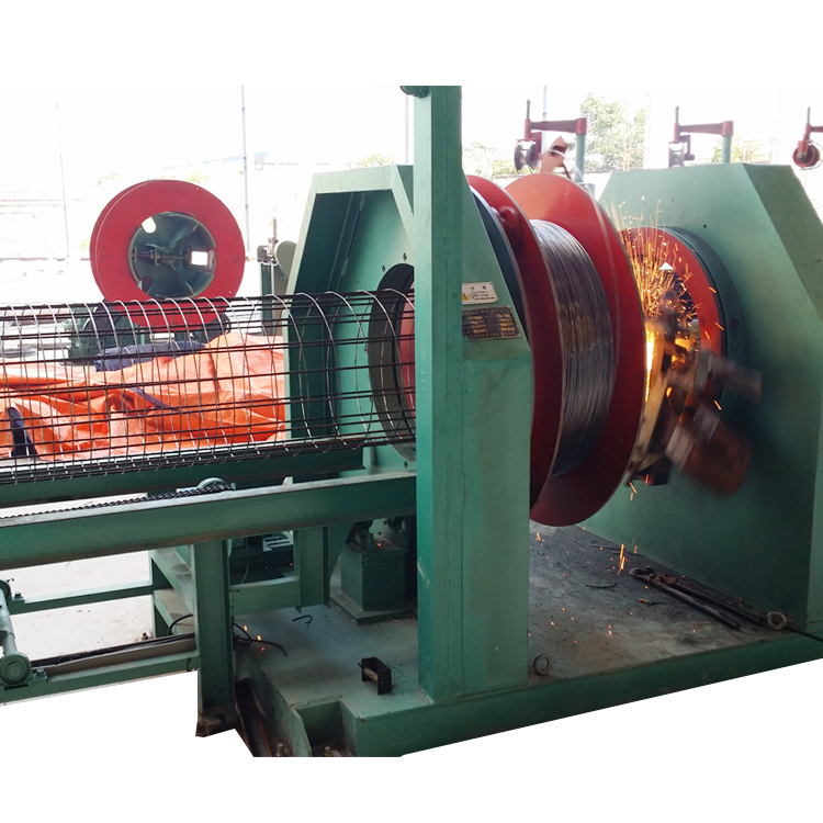D150-550mm square steel wire pile cage mesh welding machine