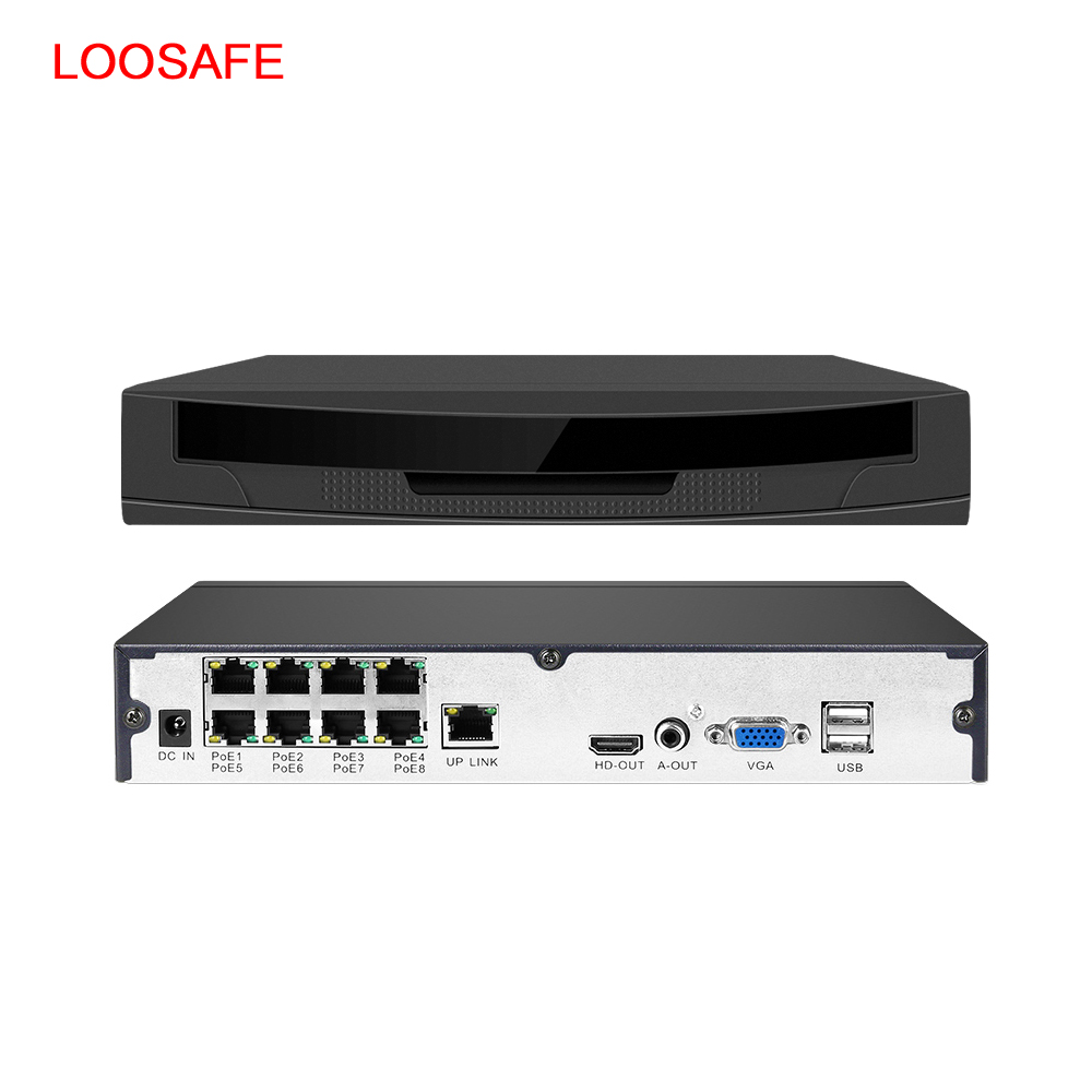 H.265 POE NVR XMEYE Cloud Network Video Recorder с 8 каналами NVR 8CH POE