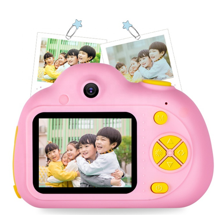 Самый популярный игровой консоли 2 дюймов HD экран детские игрушки цифровой мини-камера для детей
