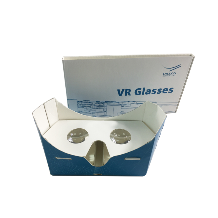 Картонные очки Goggle vr 2 2,0 + plus v2, 3d гарнитура, очки с пользовательской печатью