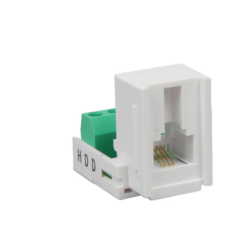 Телефонный соединитель RJ11 Cat3 6p4c, модульный разъем rj11