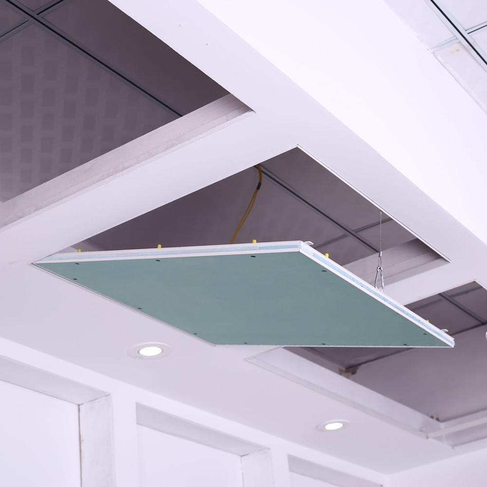300x300 Easy Installation Push Lock Moisture-Proof Gypsum Board Aluminum Drywall Ceiling Access Panel