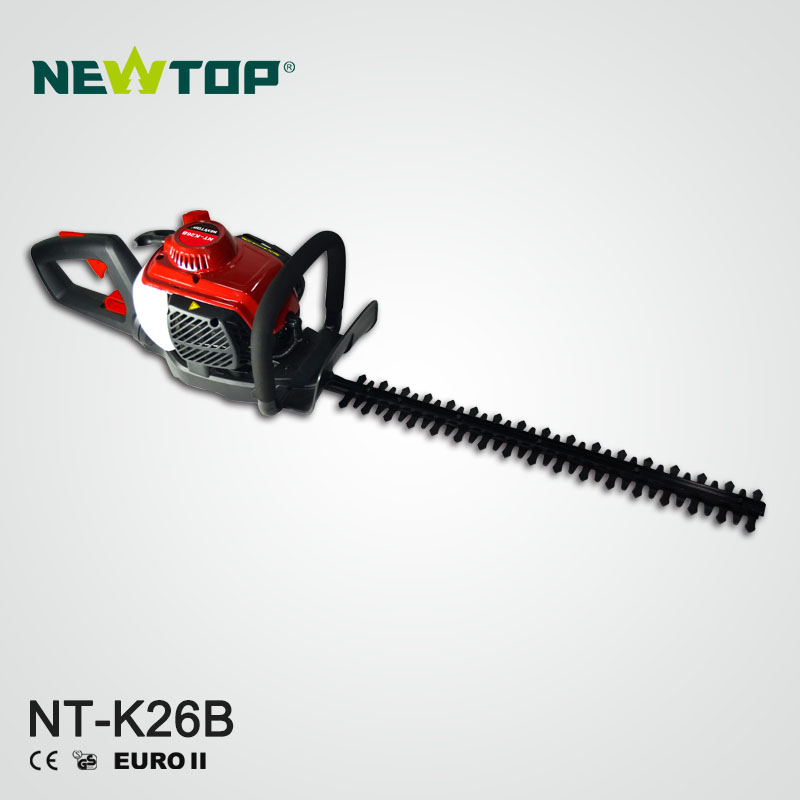 NEWTOP 700 мм двойное лезвие Высокая производительность 2 ход 26cc бензин хедж триммеры с сертификатом CE