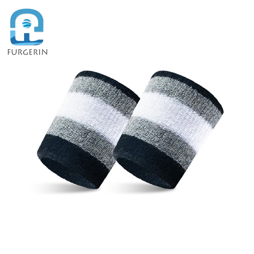 Пользовательские высокое качество Sweatband хлопок полоса красочные наручные Brace запястье Спорт поддержка группа для мужчин и женщин