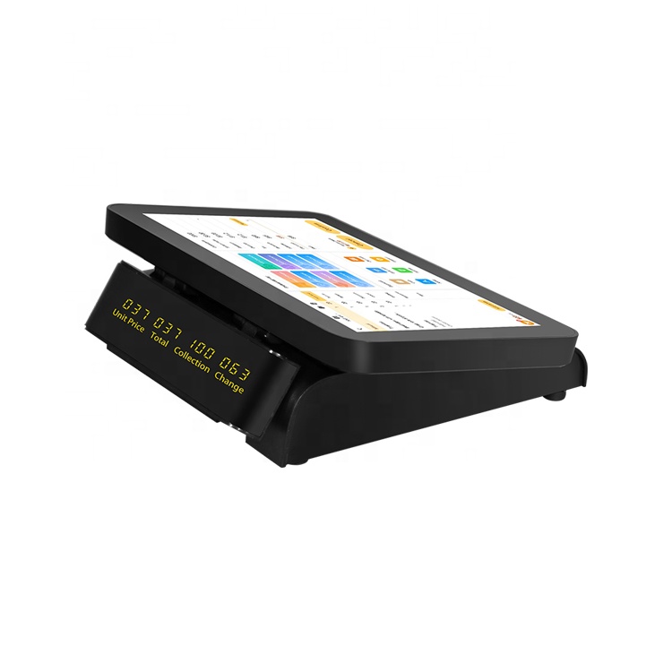 Android 8,1 один 11,6 "сенсорный экран с светодиодная цифровая трубка Android POS системы