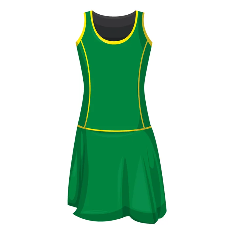 2022 Fashion workout gym women Comfortable simple quick dry Team wear one piece green tennis baseball dress sportswear