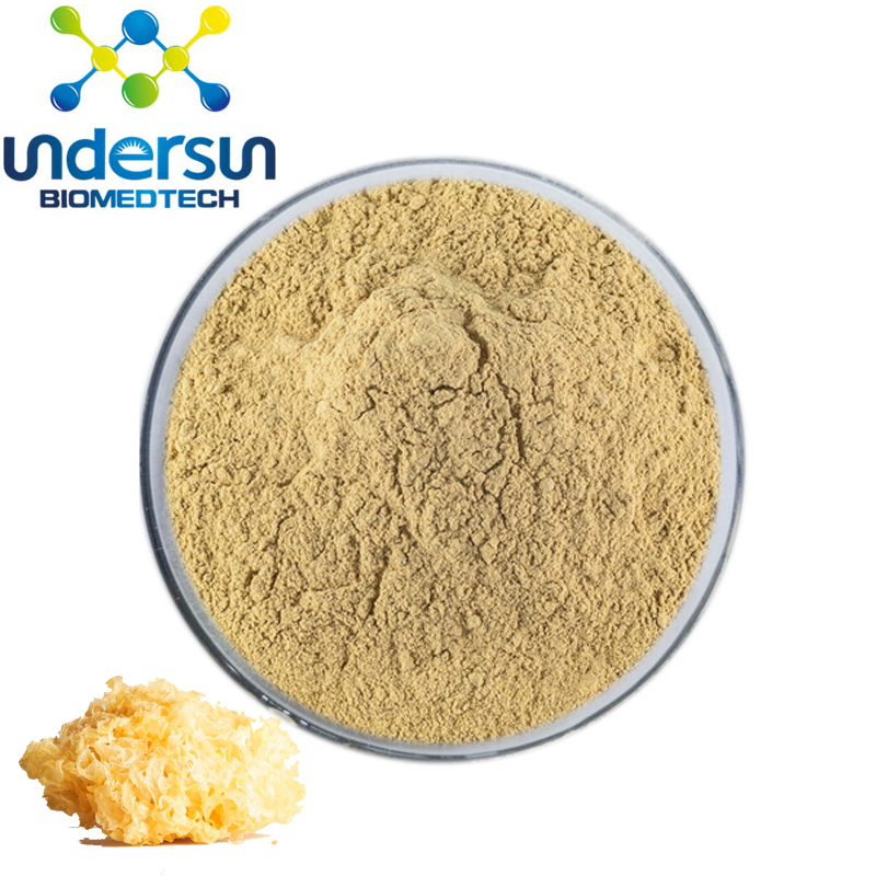 Undersun питания Снежный грибок порошок белый грибок Tremella Fuciformis гриб экстракт полисахаридов порошок