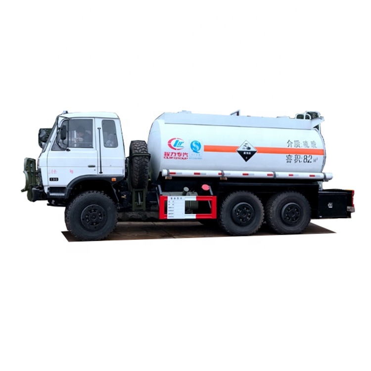 Химический резервуар dongfeng, 15 тонн, бездорожья, 6x6, цистерна из сульфиновой кислоты