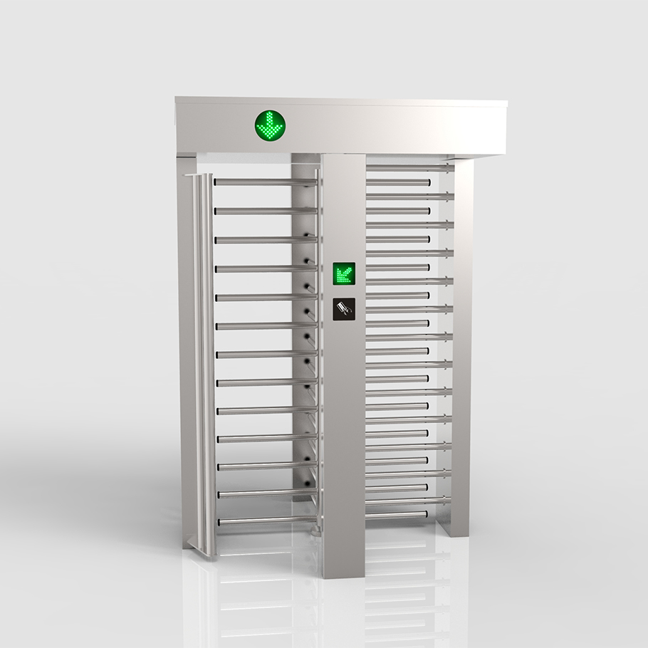 Полная высота турникет вращающийся ворота с отпечатков пальцев Rfid Card Reader