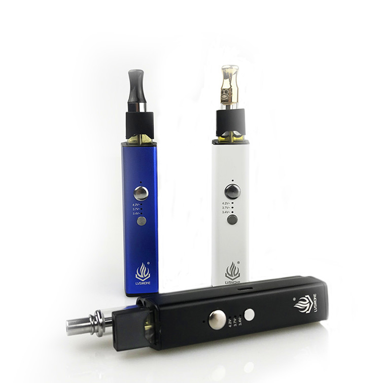 Уникальный дизайн 4 в 1 ce4 воск КБР pod vape КБР коробка батарея LVSMOKE ENZO комплект