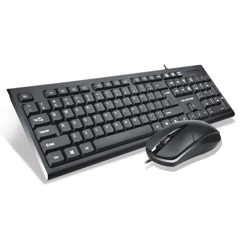 Bosston D5200 Simplicity and practicality USB Wired keyboard and mouse kit for office