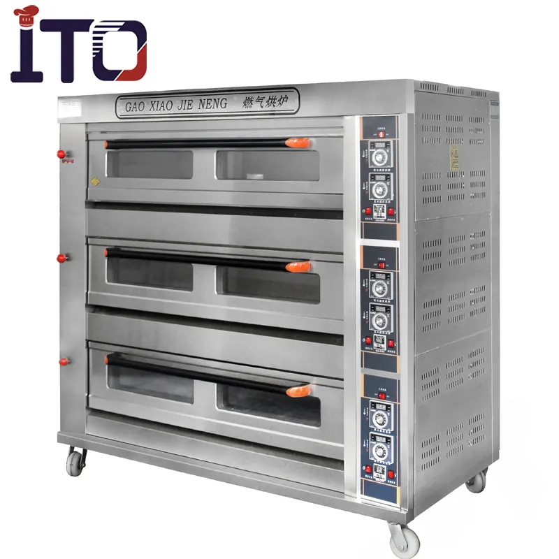 Maxi bread oven machine/Guangzhou Manufacturer Gas Pizza Oven Bakery Equipment