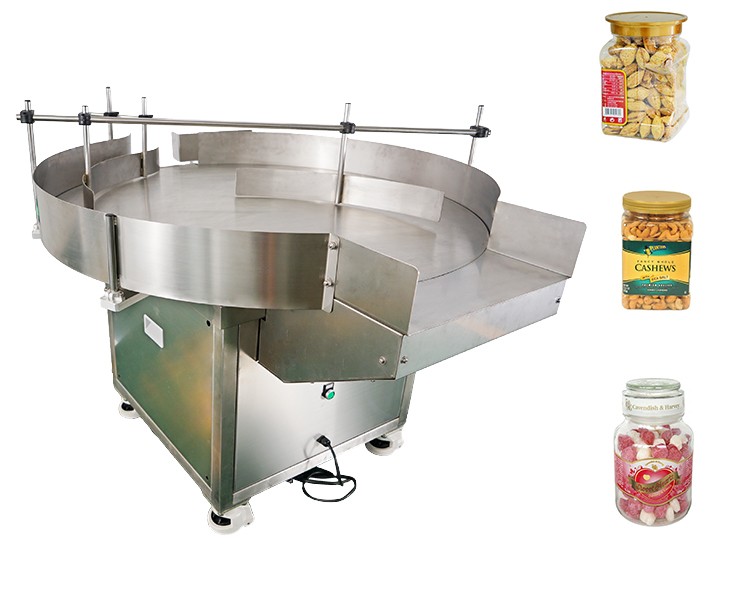 Best price bottle rotary tablerotary jar feeding table