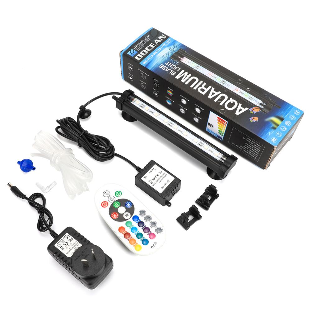 Легко установить RGB меняющий цвет Погружной подводный IP68 Светодиодный аквариум пузырьковый свет для продажи