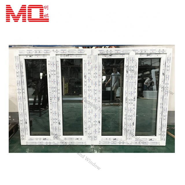 Китайская фабрика, закаленное двойное стекло, окна и двери, ПВХ upvc створчатые окна в Гуанчжоу